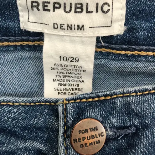 FOR THE REPUBLIC Denim Distressed Jeans