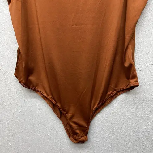 And Now This Sleeveless Womens Bodysuit 2X Workwear Career Party Elegant Event Gold