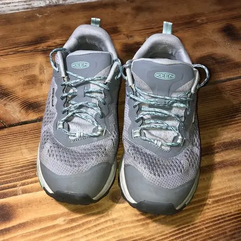 Keen running shoes teal and gray konnectfit size 8 gym shoes workout shoes