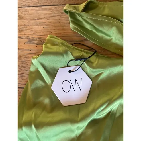 OW Collection Lou Dress Green Womens Size Small