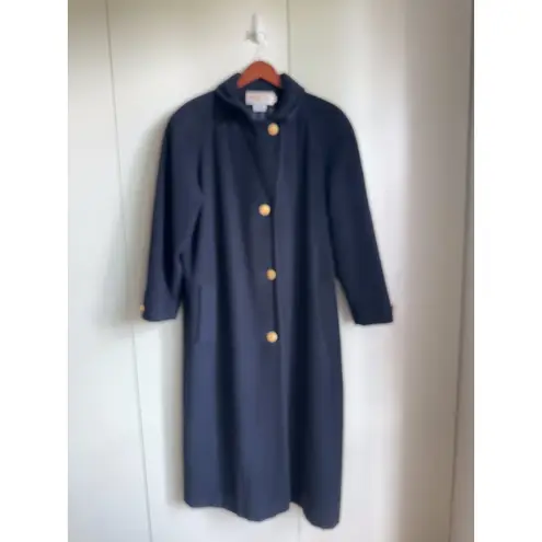 Talbots 90s  Wool Overcoat Size 10/Medium Made in USA Winter Prep Twee Classic thumbnail 2