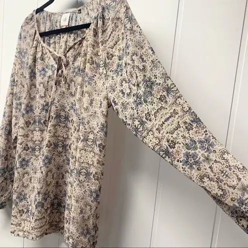 CAbi  Siena Peasant Top Size Small Boho Fairy‎