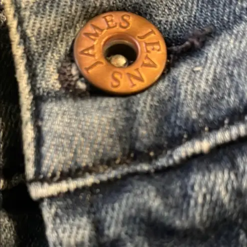 James Jeans NWT  Shorty Venice Slouchy Boy Blue Jean Shorts Cut-Off 30 Basic