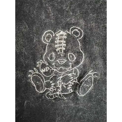 Philcos Unisex L Gray Acid Wash T