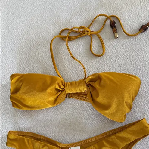 Zimmermann Wylie Halter Bikini orange. Size 0 US 4, $260
