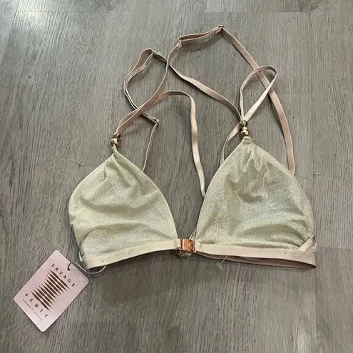 SAVAGE X FENTY NWT Sparkly Bra Size Small