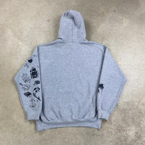 Harry Styles Vintage Gray  Tattoo Hoodie