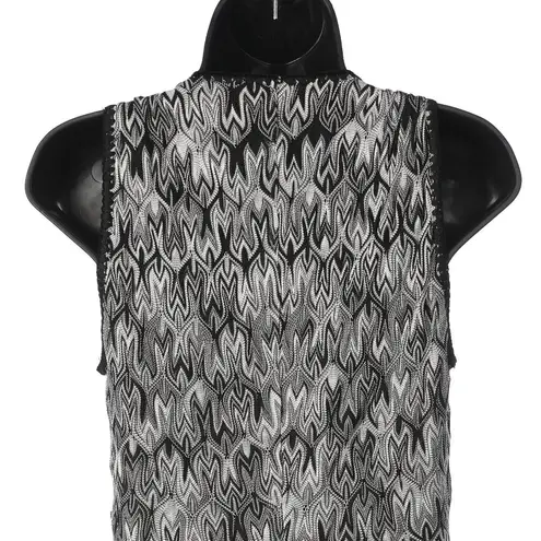 Missoni Black & White Printed Sleeveless Dress