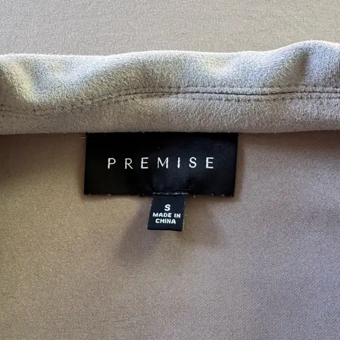 Premise Faux Suede Trench Coat