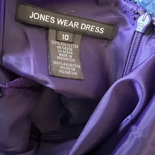 Jones Wear  purple cocktail dress. Size 10