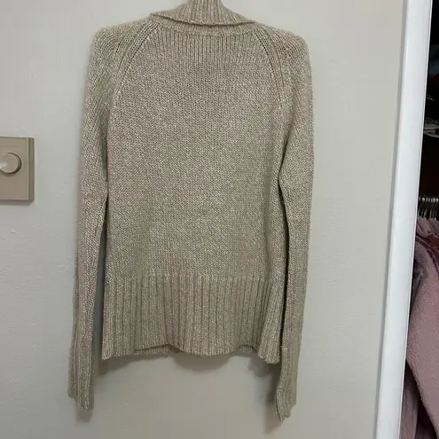 BCBGMAXAZRIA  Beige Knit Wool Blend Sweater Medium