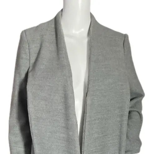 Lavish Lice Lavish Alice Grey Drape Bow Coat Womens UK 8 US 4 Statement Quiet Luxury Chic