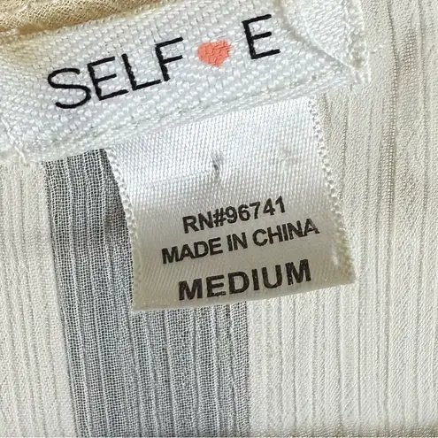 Cottagecore Soft Girl Vest M Bohemian Lace Festival Western Vintage Embroidered Size M