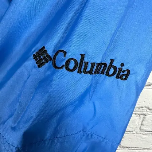 Columbia  Sportswear Rain Jacket Coat Water-Resistant Stow-Away Hood Packable M