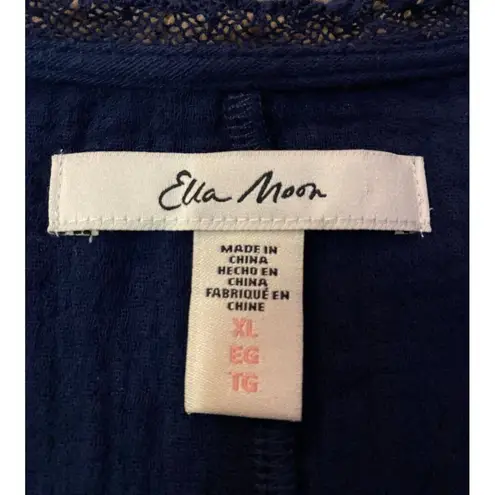 The Moon Ella Dress Womens XL Used Blue Red