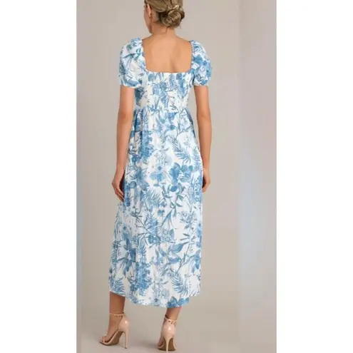 Sweet Wanderer ✨ Blue Print Midi Sz Large Dress✨