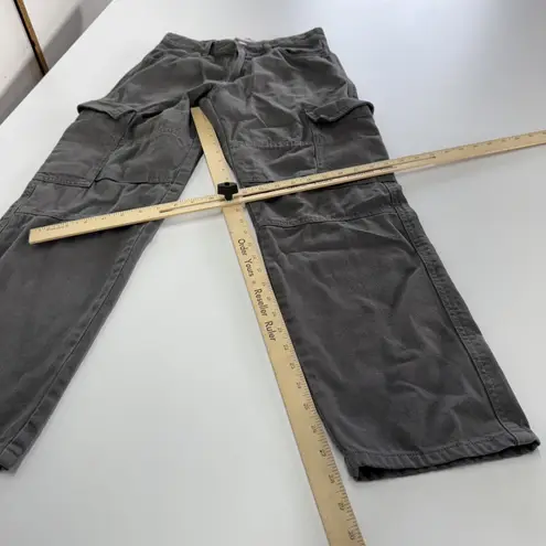 Bershka Cargo Pants Womens 29 Straight Leg Utility Pockets Workwear Casual