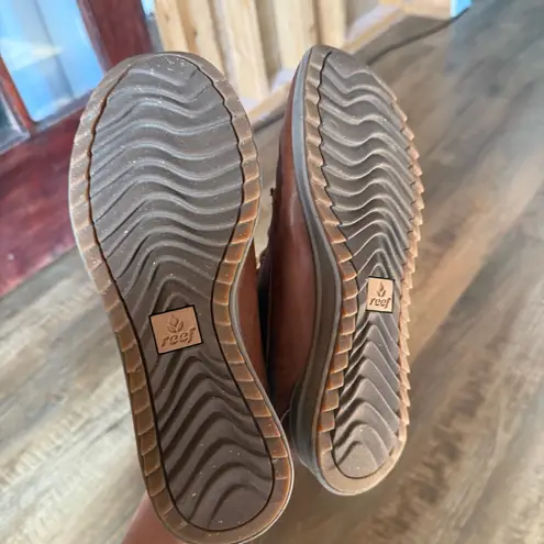 REEF Swellular Leather Boots in Brown