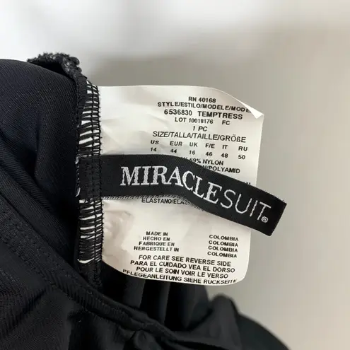 MiracleSuit Warp Speed Temptress One Piece Swimsuit Womens New Size 14