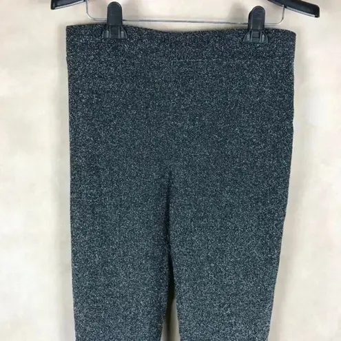 Thalia Sodi Silver Metallic Pull On Leggings NWOT Size Large