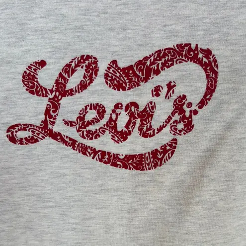 Levi's  Red and White Raglan Sweatshirt XL