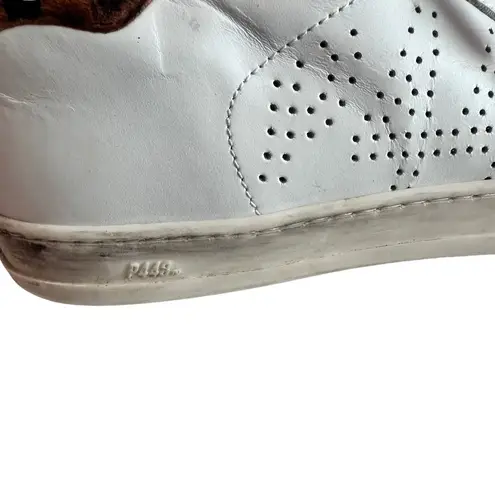 P448 John White Leopard Print Sneakers women's size 38 US 8 ITALY 38 41 US 10.5