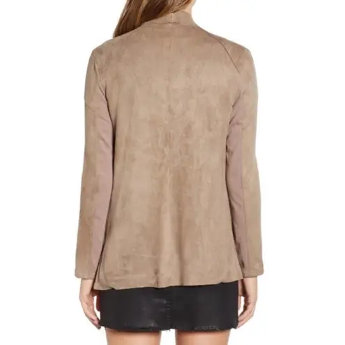 BLANK NYC  Soft Faux Suede Drape Jacket Medium M