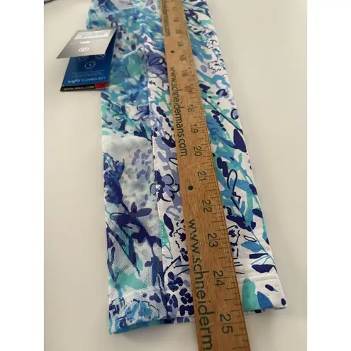 IBKUL Dress Womens XL Cat Cay Navy Seafoam Zip Long Sleeve Crew Icefil UPF 50+ Blue