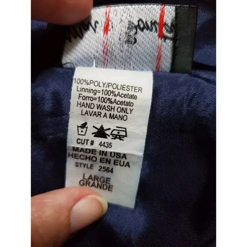 Vintage Beaded Embellished Maria Bonita Formal Event Blue Maxi Dress Women Large