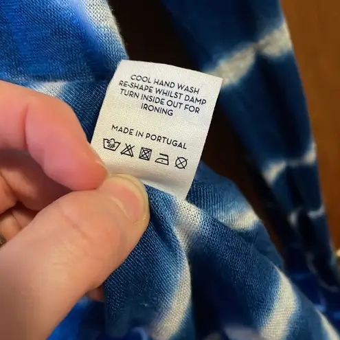 100% Linen Tie Dye MiH Sweater Blue