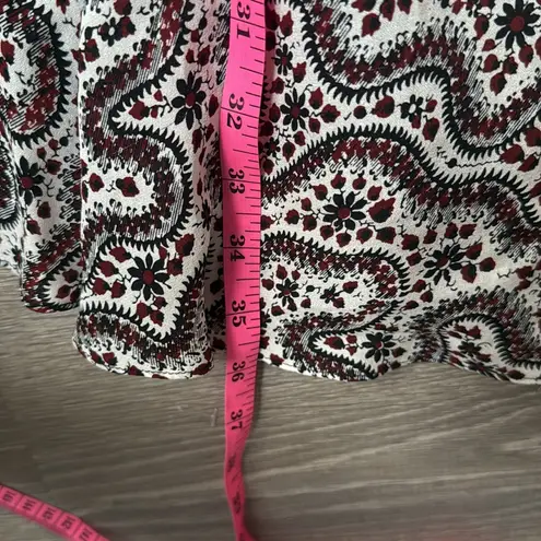 ALC Frank A.L.C. Multicolor Randi Floral Silk Calico Prairie Paisley Mini Dress 10