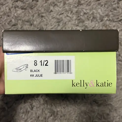 Kelly & Katie KK Julie Sling Back Heels in Black