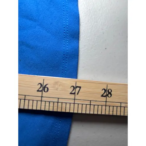 Hollister Royal Blue Strapless Skater Skirt Dress Large Corset Top Stretch