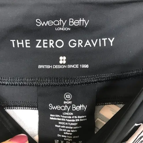 Sweaty Betty The Zero Gravity Side Mesh Leggings XS Short