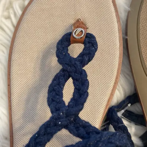 Nautica  Blue and Tan Sandals with Wrap-Around Straps size 9 brand new - Image 7