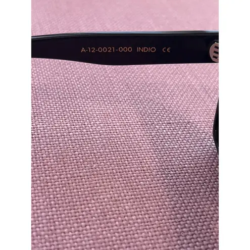 ANINE BING Indio Sunglasses in Black One Size New Womens Sunnies