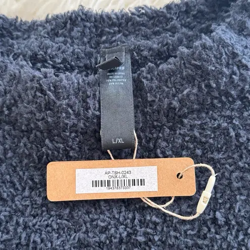 SKIMS Cozy Knit Crop Top Onyx Size L/XL