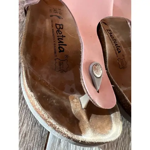 Betula Birkenstock Gizeh Slip on Thongs Sandals size 7 Flip Flips EUR 38 Shoes Pink