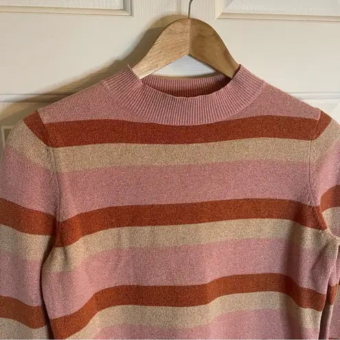 Stylestalker Rachelle Knit flared sweater mock neck retro size Small