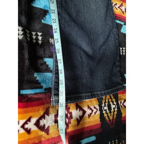 Daisy Anchor Blue Bootcut Denim Jeans Dark Wash Low Rise Size 11 Reg Zip - Image 6