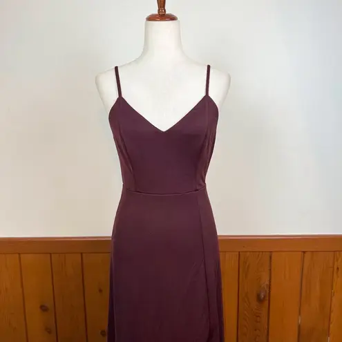 Birdy Grey Elegant New  Cabernet Jay Crepe Gown!