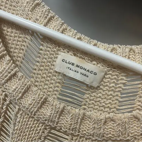 Club Monaco Club Monoco Italian Yarn Sweater Tank SMALL