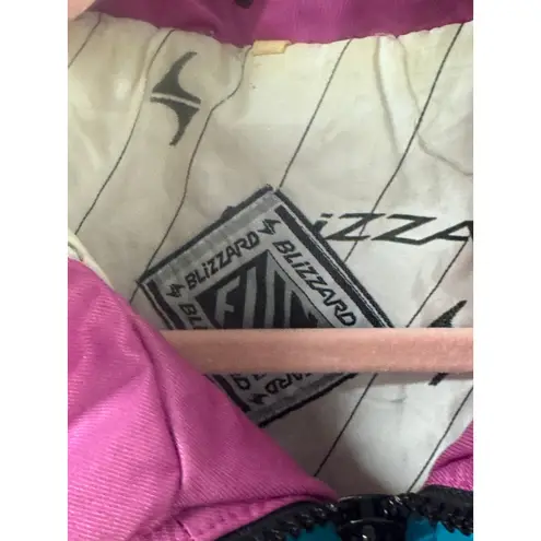 Blizzard Teal Magenta Vintage Ski Snow Jacket Women's XXL Blue Size XL