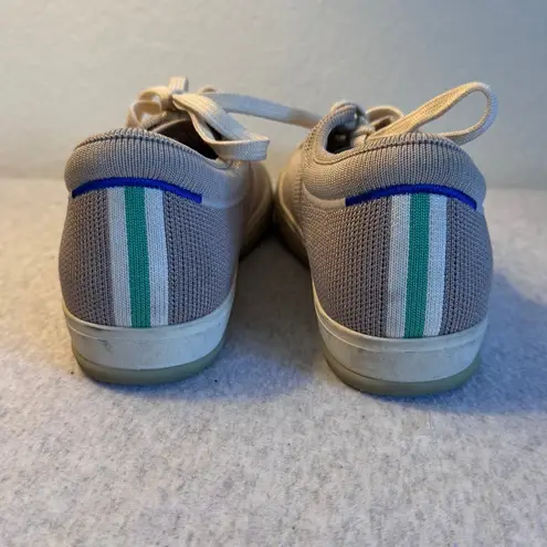 Rothy's The Lace Up Sneaker in Grey Size 6 Gray