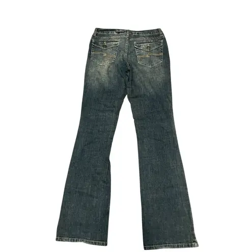 Arizona Jeans Arizona Jean Company Blue Flare Wide Leg Denim