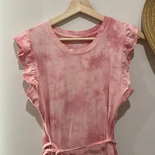 Time And Tru Time and try 100% cotton pink tie dye dress