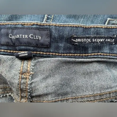 Charter Club  skinny ankle jeans size 12