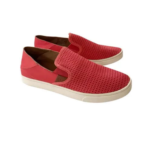 Olukai Women's Pehuea Slip On Shoe Sneaker Flat Paprika Size 8