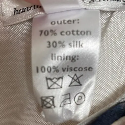 Âme Sœur Berlin Handmade Abstract Silk Blend Tunic Dress 10 Artwear Germany Orange Size 6