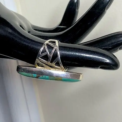 Sterling Silver JAY KING DTR Desert Rose Turquoise Cocktail Ring Sz 6 NWOT